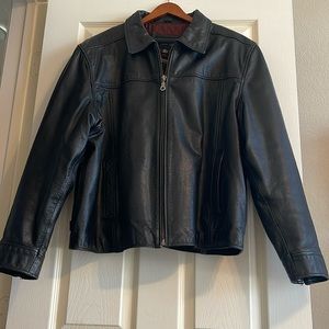 Black Wilson’s Leather Bomber Jacket like new